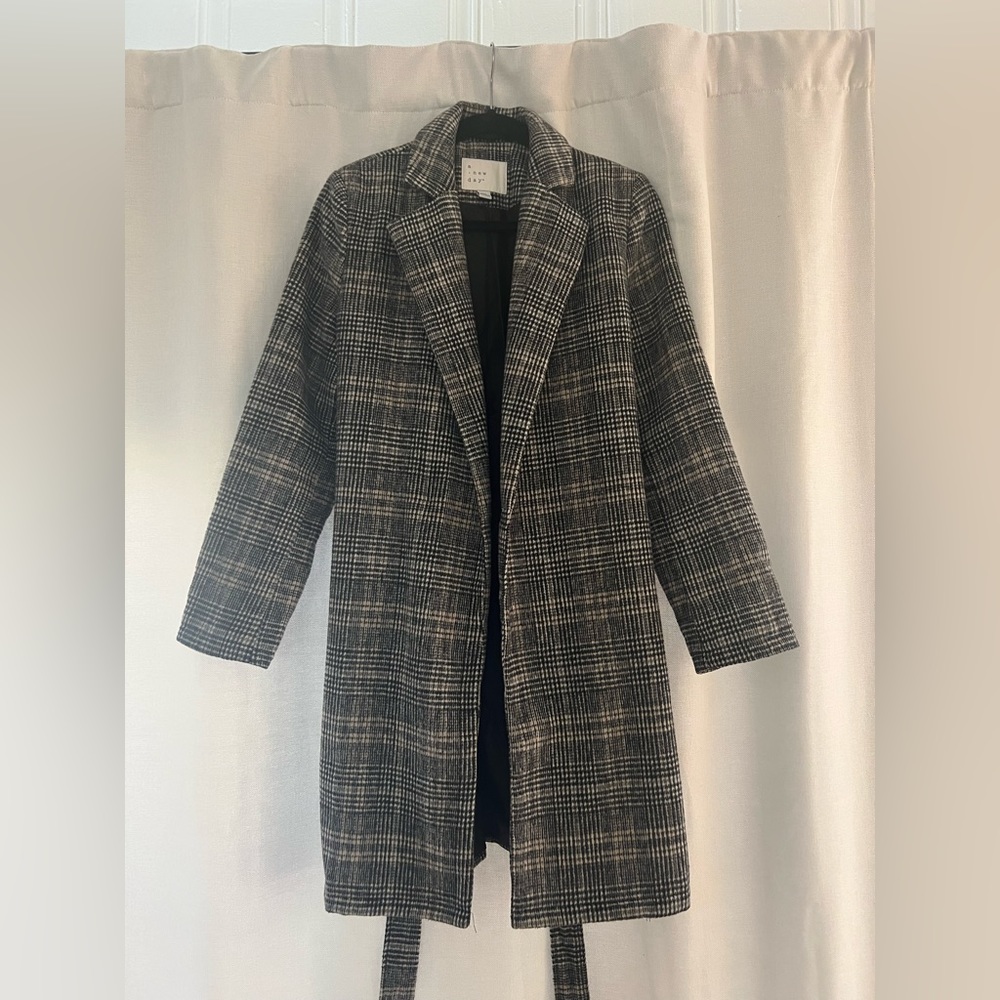 A New Day Plaid coat